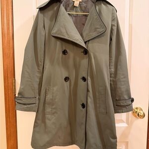 Vertigo Paris Olive Trench Coat